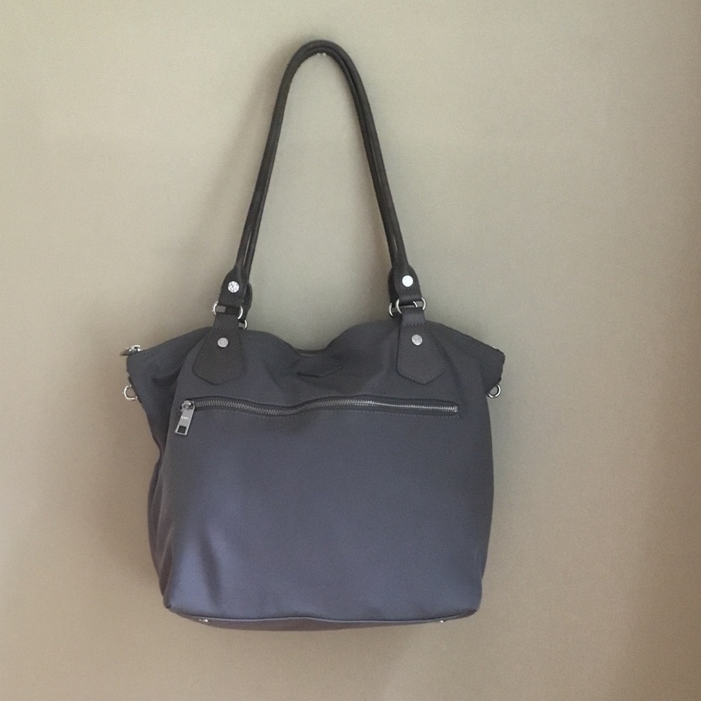 MZ Wallace Gray Chelsea Tote Bag AS IS
